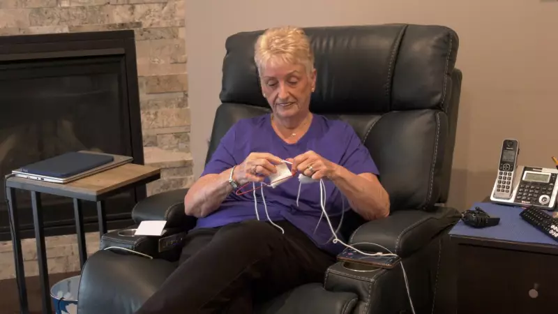 LaSalle Woman's Knitting Brings Comfort to Traumatized Children