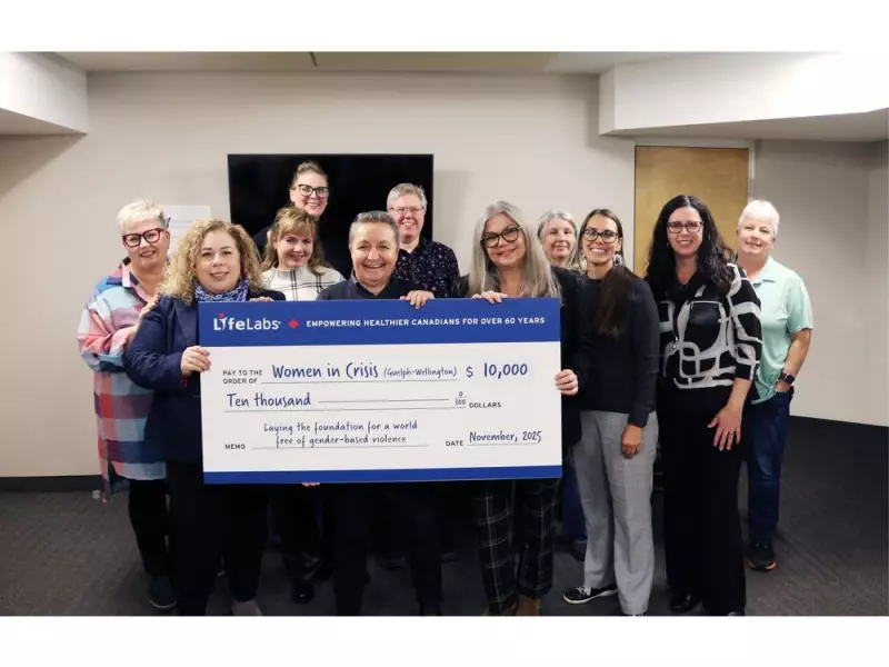 LifeLabs Donates $10,000 to Combat Gender-Based Violence in Guelph