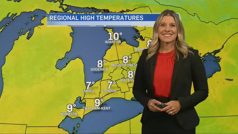 London Weather: Rain Today, Strong Winds and Flurries Coming