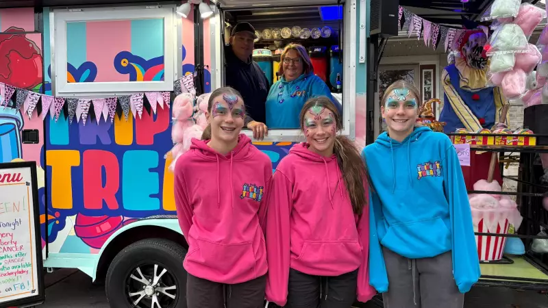 London's Sweet Sensation: Teenage Triplets Run Hit Food Truck Serving Homemade Treats