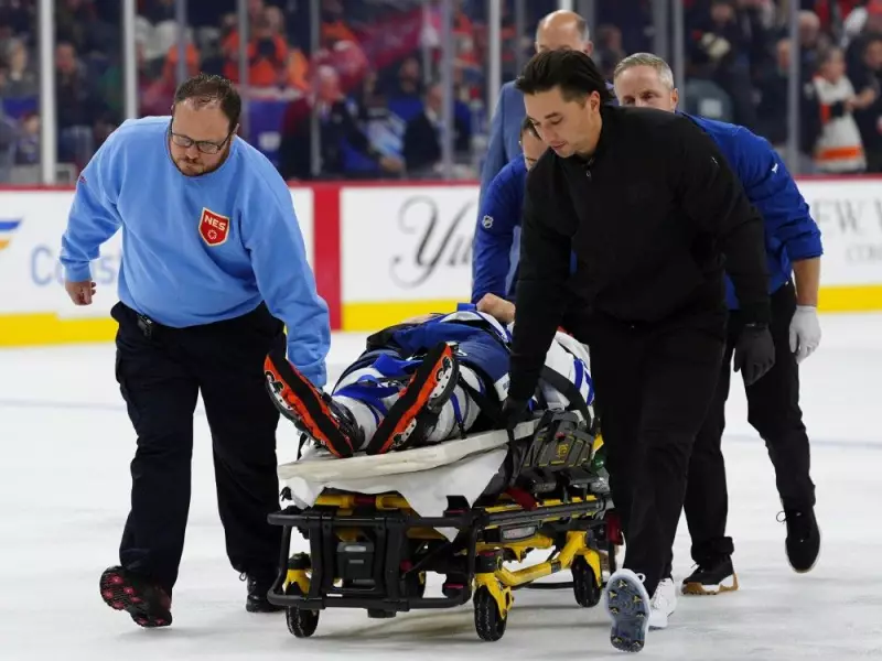 Maple Leafs Defenceman Chris Tanev Suffers Scary Injury After Heavy Hit Against Blue Jackets