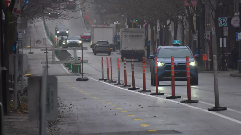 Montreal Businesses Struggle as Atateken Street Bike Lane Replaces Parking