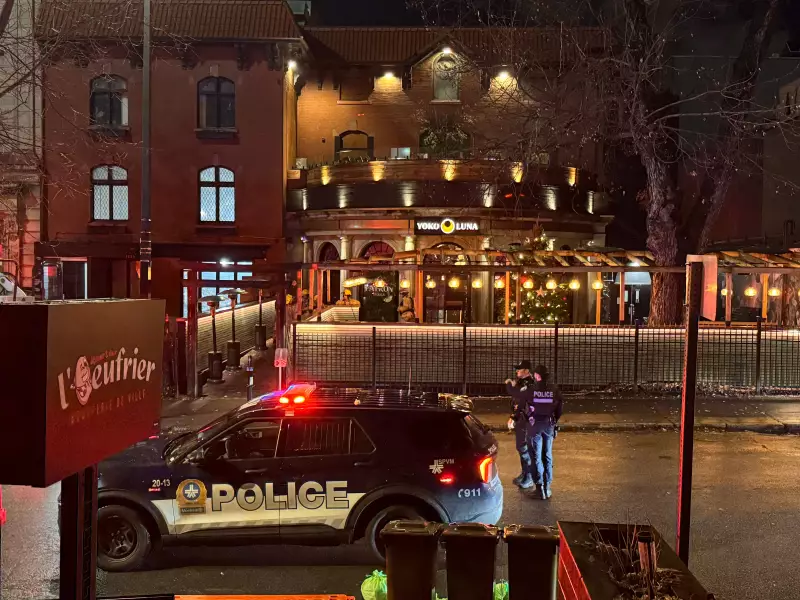 Montreal Police Investigate Incendiary Device at Downtown Restaurant Fire