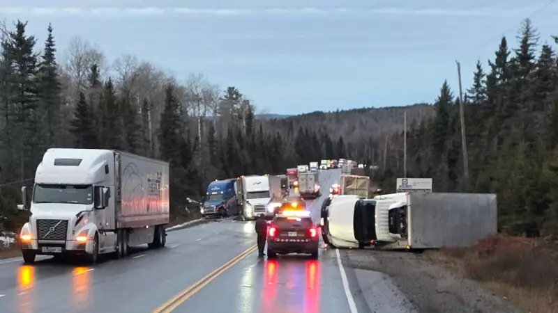 Multi-Vehicle Crash Involving Transport Trucks Closes Hwy 11 in Northern Ontario