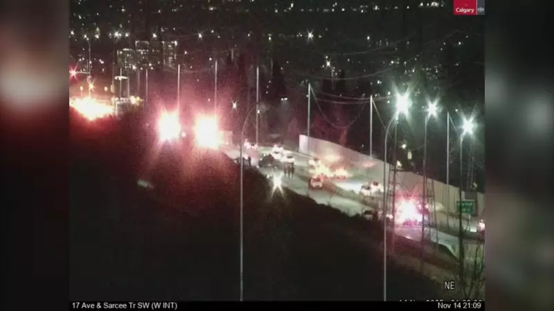 Multi-Vehicle Crash Shuts Down Sarcee Trail Southbound Lanes