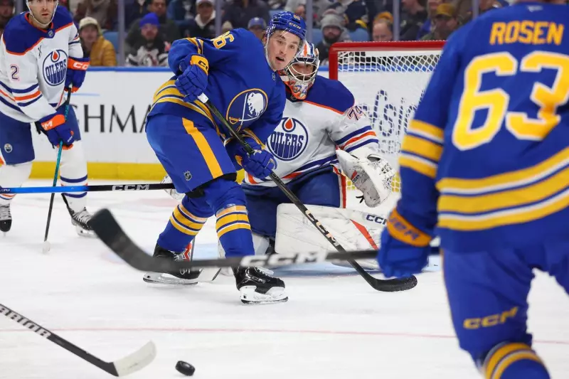Noah Ostlund's 2 Goals Lead Sabres to 5-1 Victory Over Oilers