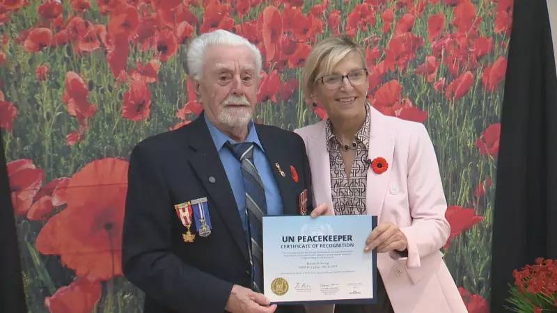 Nova Scotia Veterans Honoured for Overseas Service on Remembrance Day