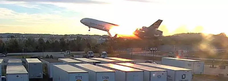 NTSB Releases UPS Crash Images Showing Engine Separation in Louisville