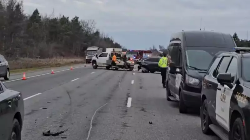 OPP Cruiser Collision on Highway 400 Causes Major Cookstown Delays