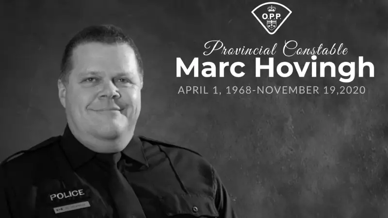 OPP Honors Fallen Officer Marc Hovingh With Holiday Fundraiser