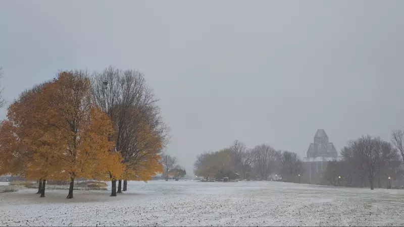 Ottawa Cleanup Continues After Record-Breaking First Snowfall
