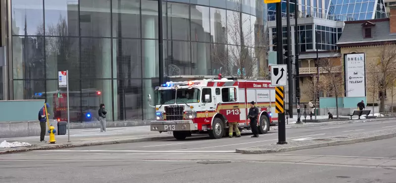 Ottawa Firefighters Contain High-Rise Blaze on Elgin Street
