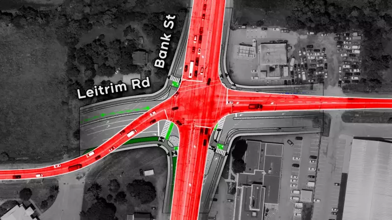 Ottawa Plans $3.1M Bank-Leitrim Intersection Redesign for Safety
