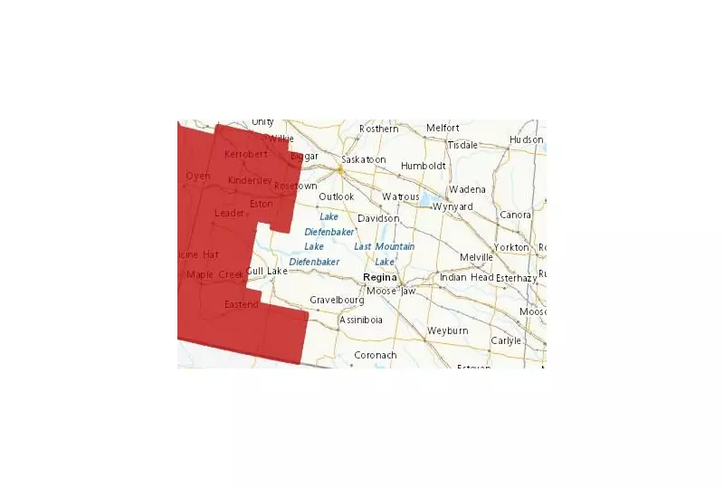 Powerful Winds Whip Through Western Saskatchewan: 90 km/h Gusts Trigger Environment Canada Warning