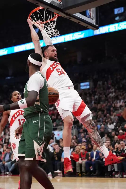 Raptors' Newcomer Sandro Mamukelashvili Shines With 15 Points in Stunning Victory Over Bucks