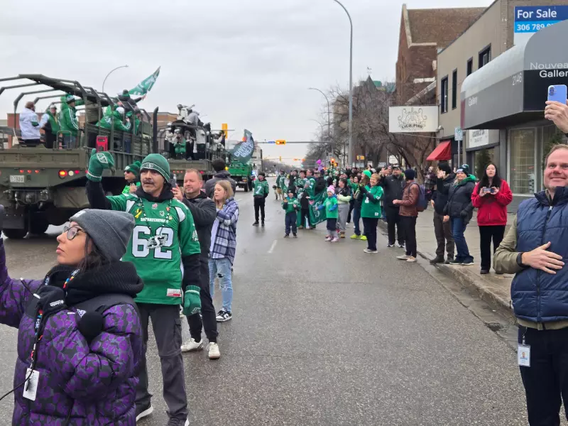 Regina Turns Green as Roughriders Celebrate 112th Grey Cup Victory