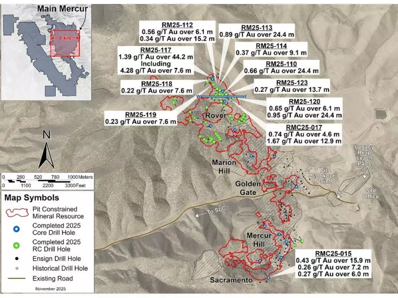 Revival Gold Hits 1.4 g/T Gold Over 44.2m in Utah Drilling Program