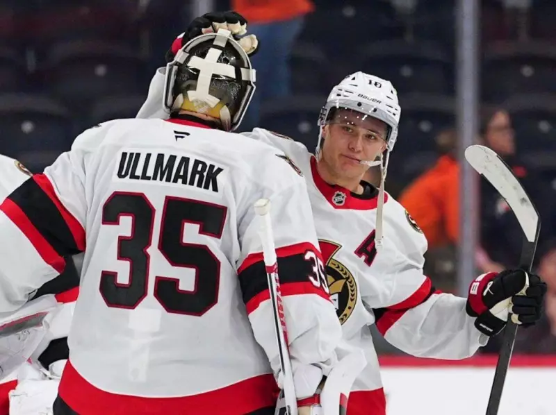 Senators Steal 3-2 OT Victory Over Flyers Behind Stützle's Heroics