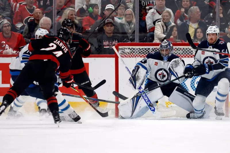 Seth Jarvis Hat Trick Powers Hurricanes to 5-1 Victory Over Jets