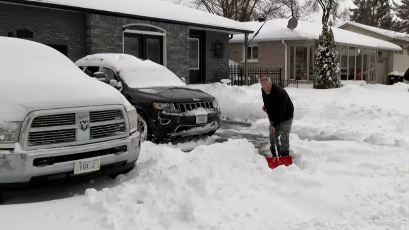 Simcoe County Digs Out After Multi-Day Snowstorm Causes Travel Chaos