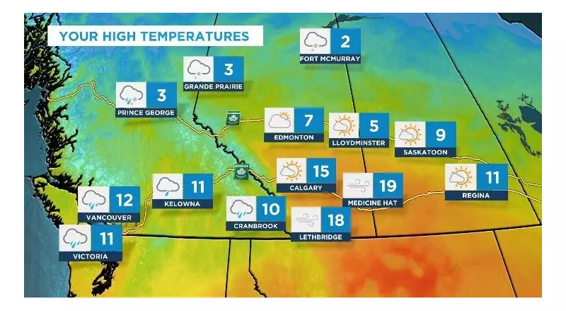 Southern Alberta Weather Whiplash: Snowfall Warnings Meet 20°C Highs