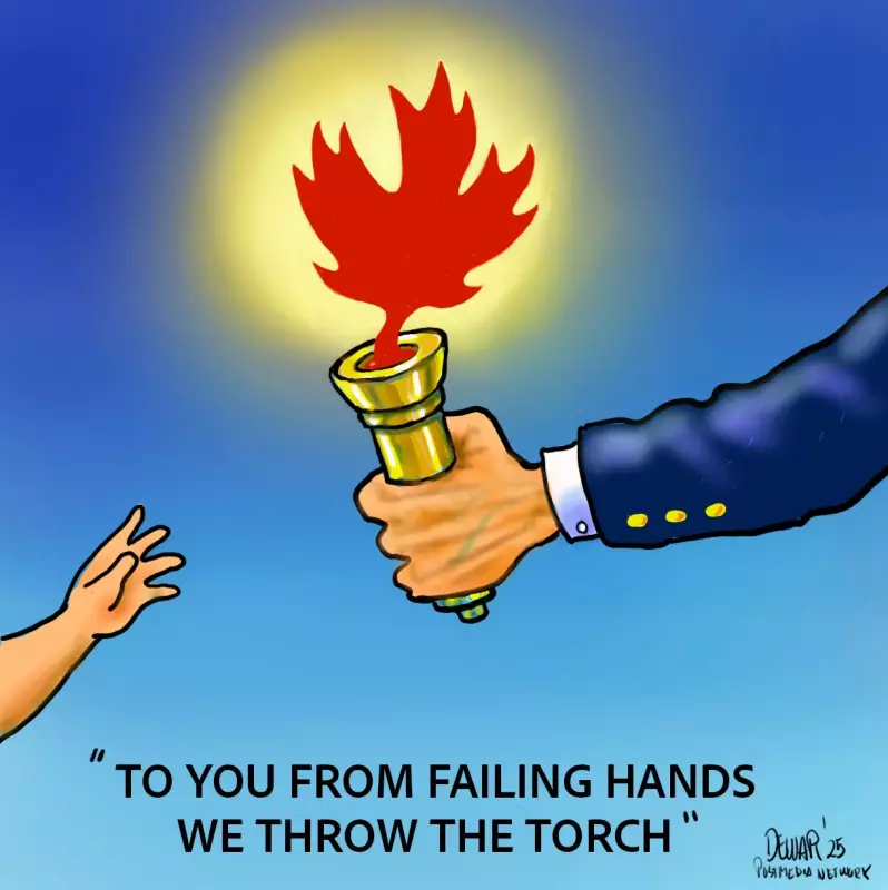 Sue Dewar's Latest Editorial Cartoon Released for Nov 11, 2025