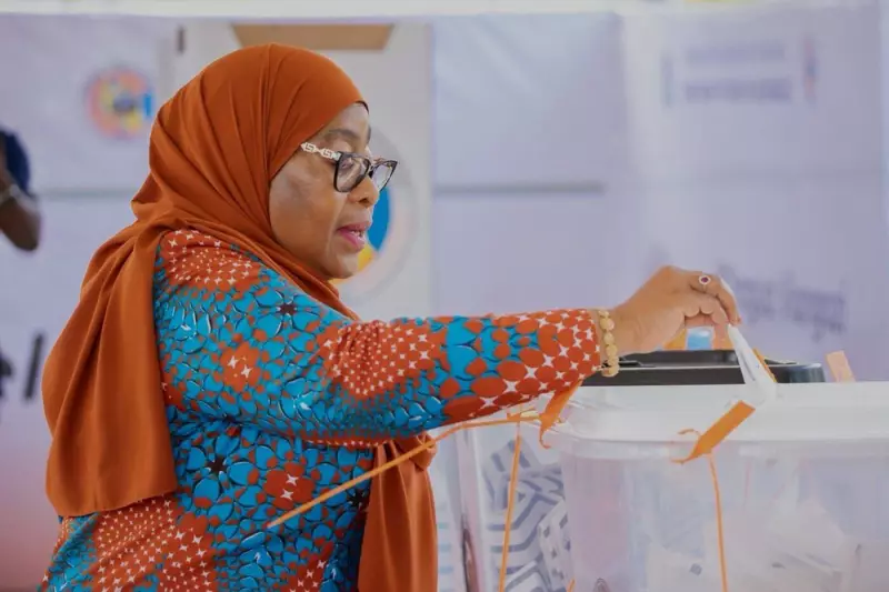 Tanzanian President Samia Suluhu Hassan Claims Landslide Victory in Controversial Election