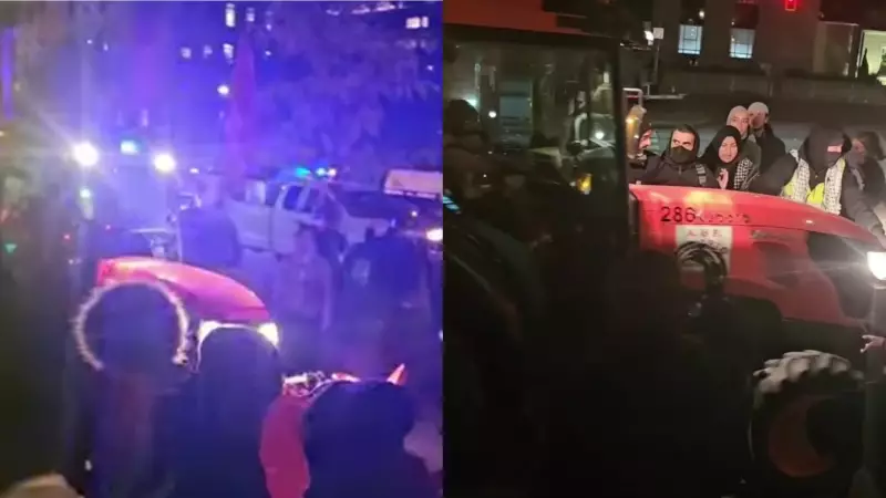 Toronto Contractor Drives Snowplow Through Pro-Palestinian Protest, City Launches Investigation