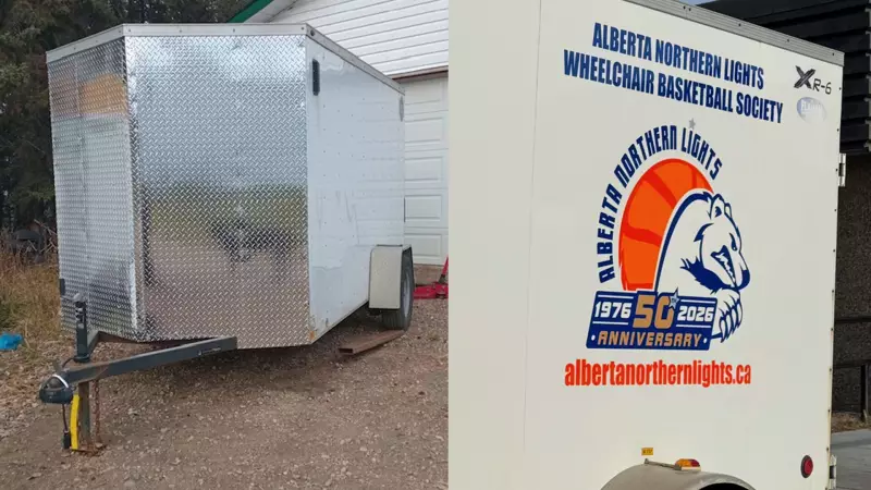 Trailer with Wheelchairs Stolen from Alberta Non-Profit Near Edmonton