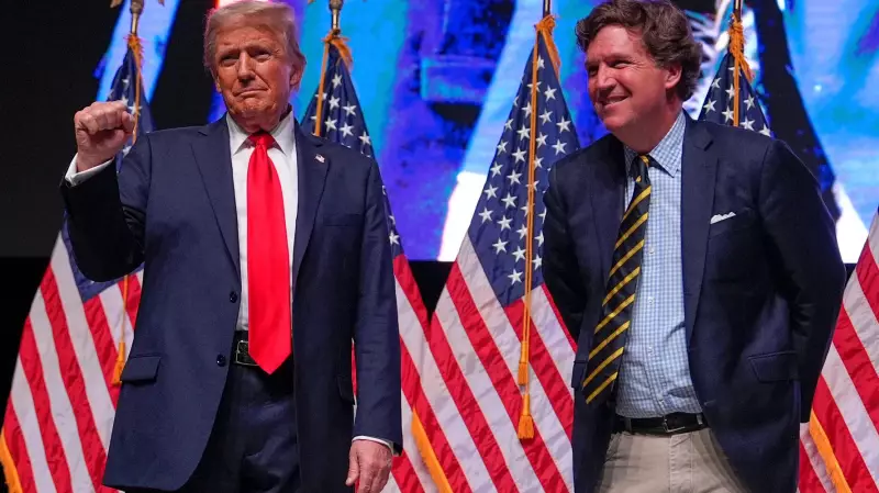 Trump Defends Tucker Carlson's Interview with Far-Right Activist Fuentes