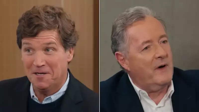 Tucker Carlson Dares Piers Morgan to Use Gay Slur in Free Speech Debate