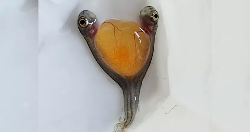 Ultra-Rare Conjoined Salmon Twins Discovered at Windsor Research Lab