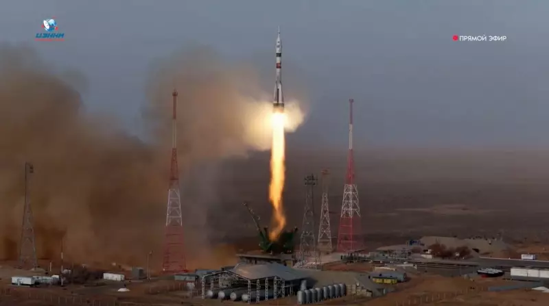 U.S.-Russian Crew Launches to ISS in Soyuz MS-28 Mission