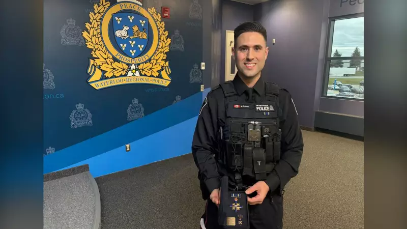 Waterloo Police Officer Honoured with Ontario Bravery Medal