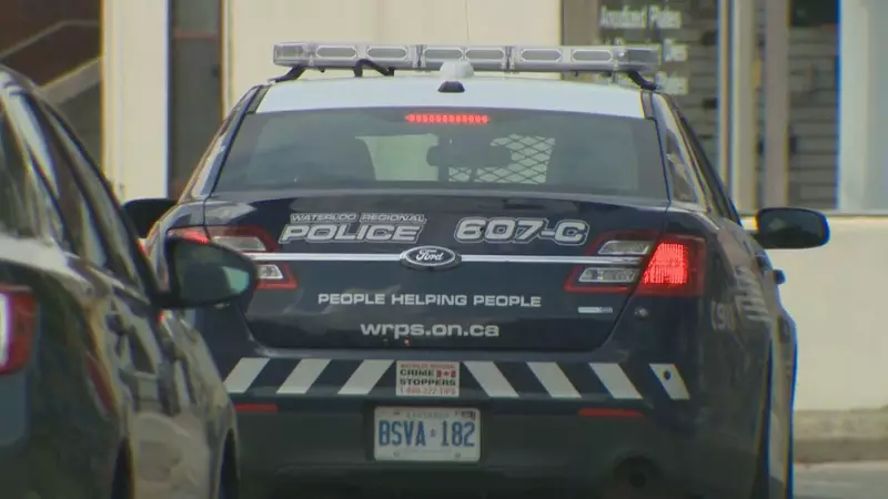 Waterloo Police Vehicle Involved in Kitchener Collision