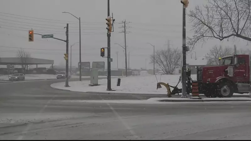Windsor-Essex Braces for Flurries as Crews Clear Snow