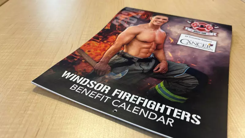 Windsor Firefighters Launch 2025 Calendar to Support Local Cancer Centre