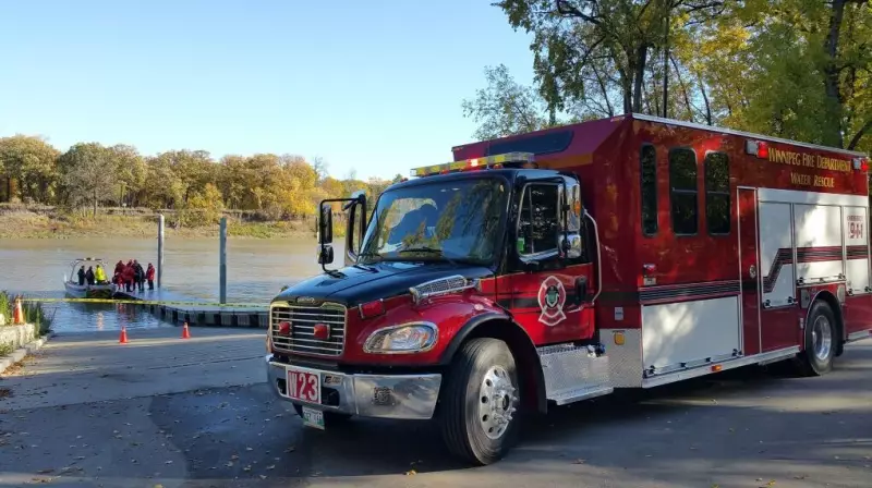 Winnipeg Person Rescued from Red River in Critical Condition