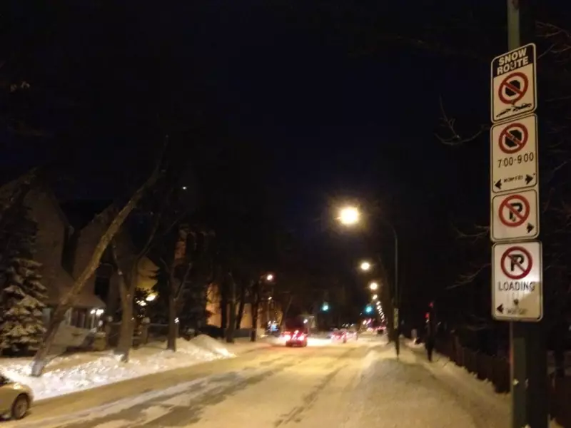 Winnipeg Winter Route Parking Ban Starts Next Week: What to Know