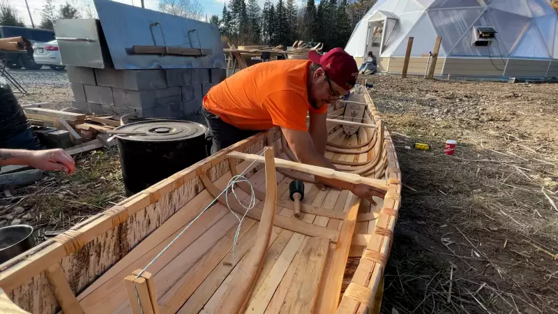 Wolastoqey Traditions Revived: Students Build Birchbark Canoe to Preserve Indigenous Heritage