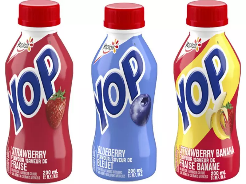 Yop Drinkable Yogurts Recalled in Canada Over Plastic Contamination Risk