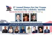 9th Annual Veterans Day Celebrity Auction Supports Injured Troops
