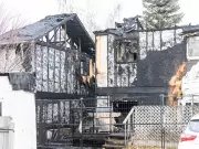 Calgary Two-Alarm Fire Destroys Homes, Two Hospitalized with Injuries