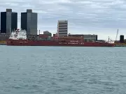 Canadian Freighter Freed After Detroit River Grounding Near Downtown