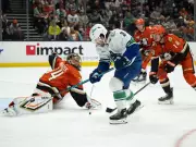 Canucks Outlast Ducks 5-4 in Chaotic Thriller, Tolopilo Shines