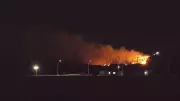 Fire Burns at GFL Waste Dump Near Edmonton, November 10