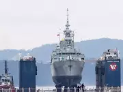 Massive 140-Metre Floating Dry Dock Moves HMCS Vancouver to Esquimalt