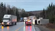 Multi-Vehicle Crash Involving Transport Trucks Closes Hwy 11 in Northern Ontario
