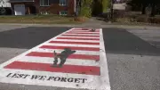 Nipissing District Honors Veterans with Vibrant Remembrance Day Crosswalks
