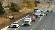 Tragedy on Highway 401: Driver Dies in School Bus Rollover Near London, Ontario
